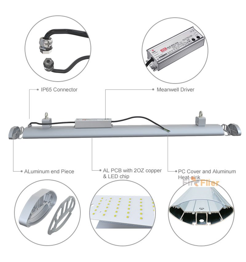 hero linear led high bay light features