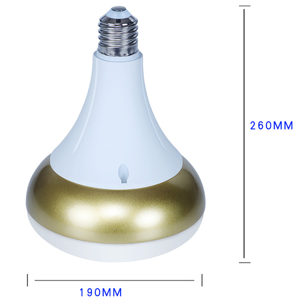 E40 LED Bulb 72W size